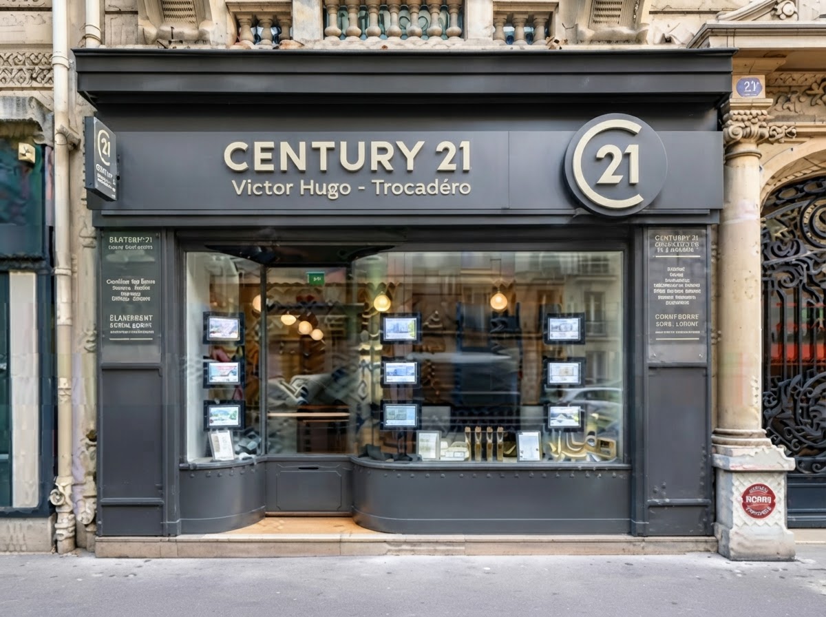Façade CENTURY 21 Victor Hugo – Trocadéro