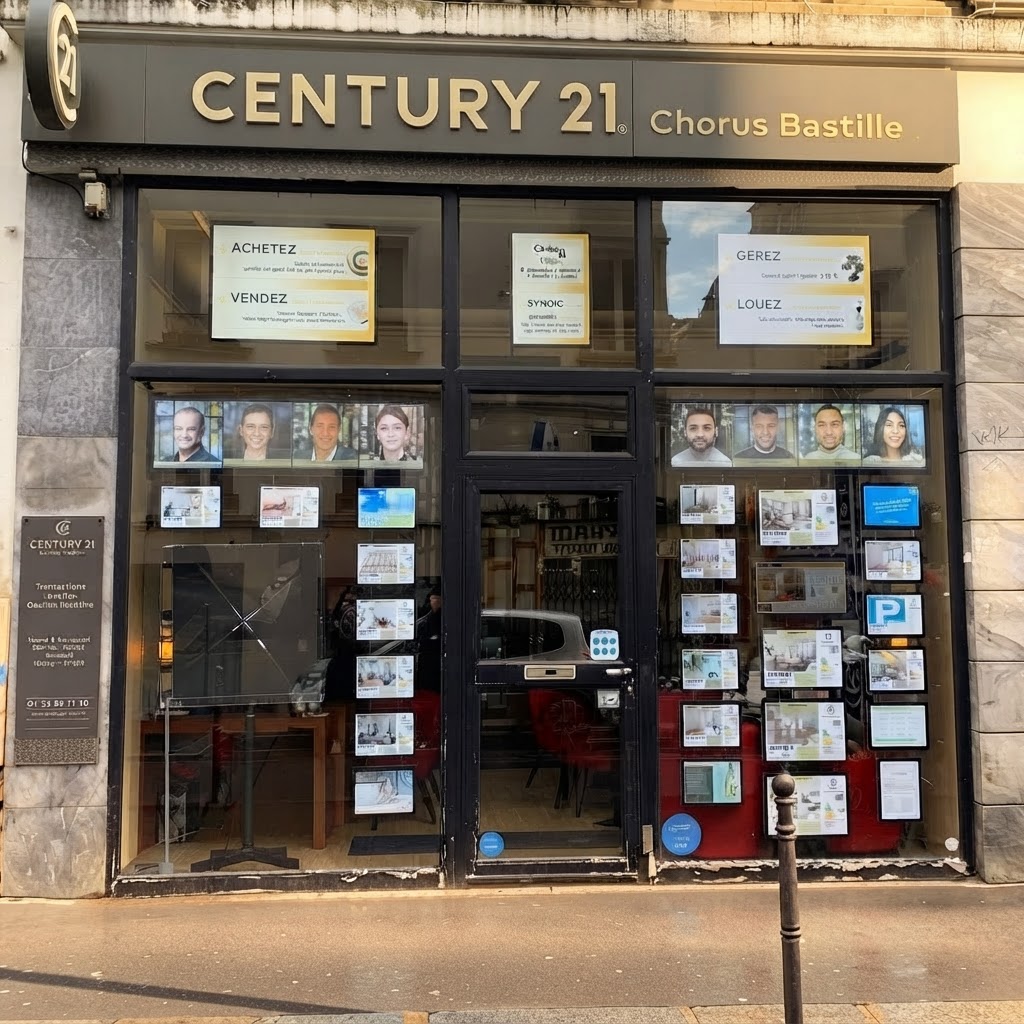 Façade CENTURY 21 Chorus Bastille
