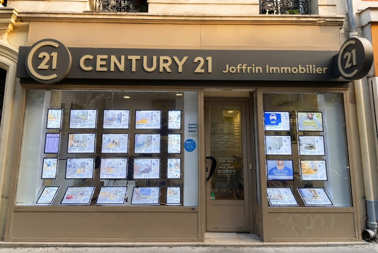 Façade CENTURY 21 Joffrin Immobilier
