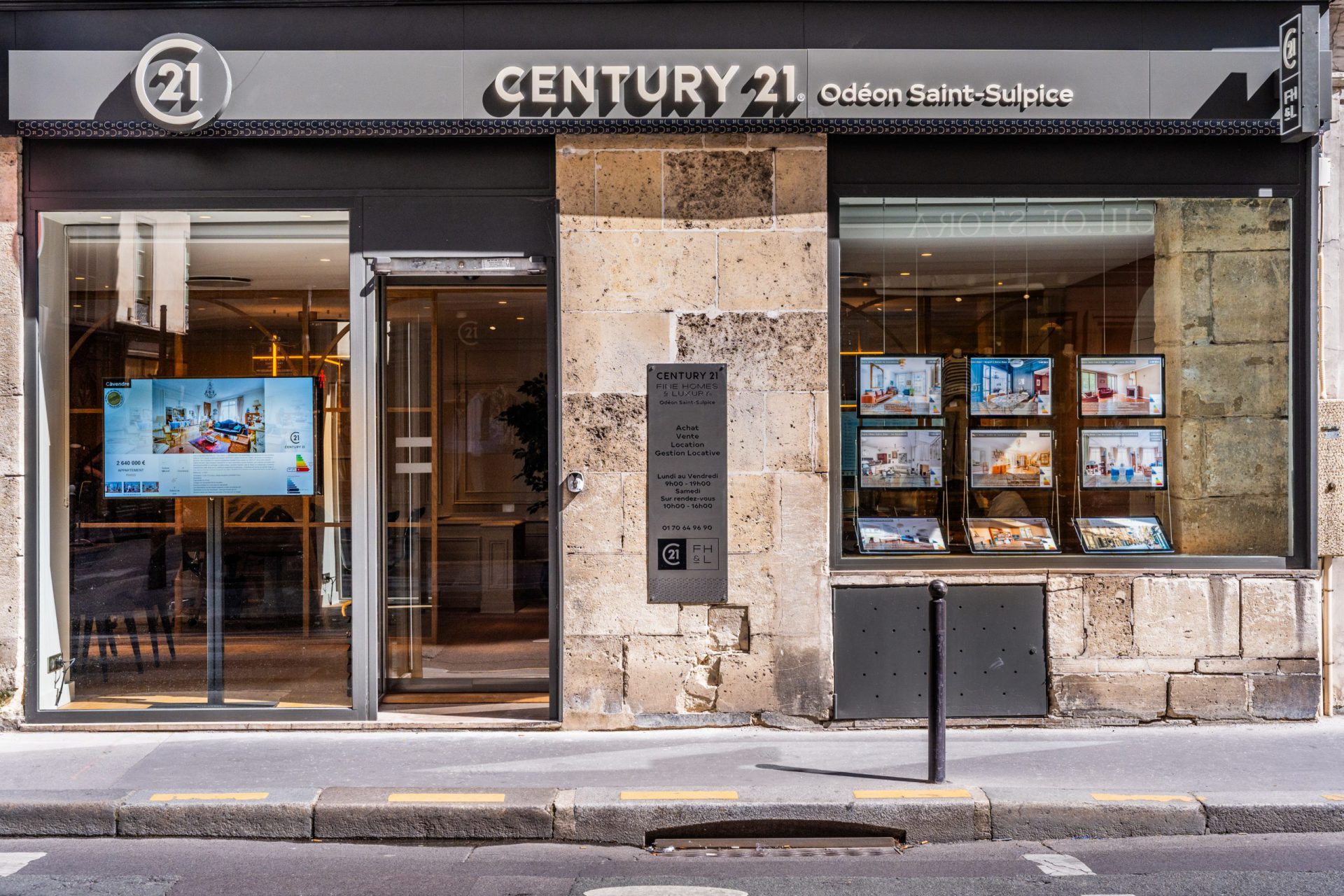 Façade CENTURY 21 Odéon Saint-Sulpice