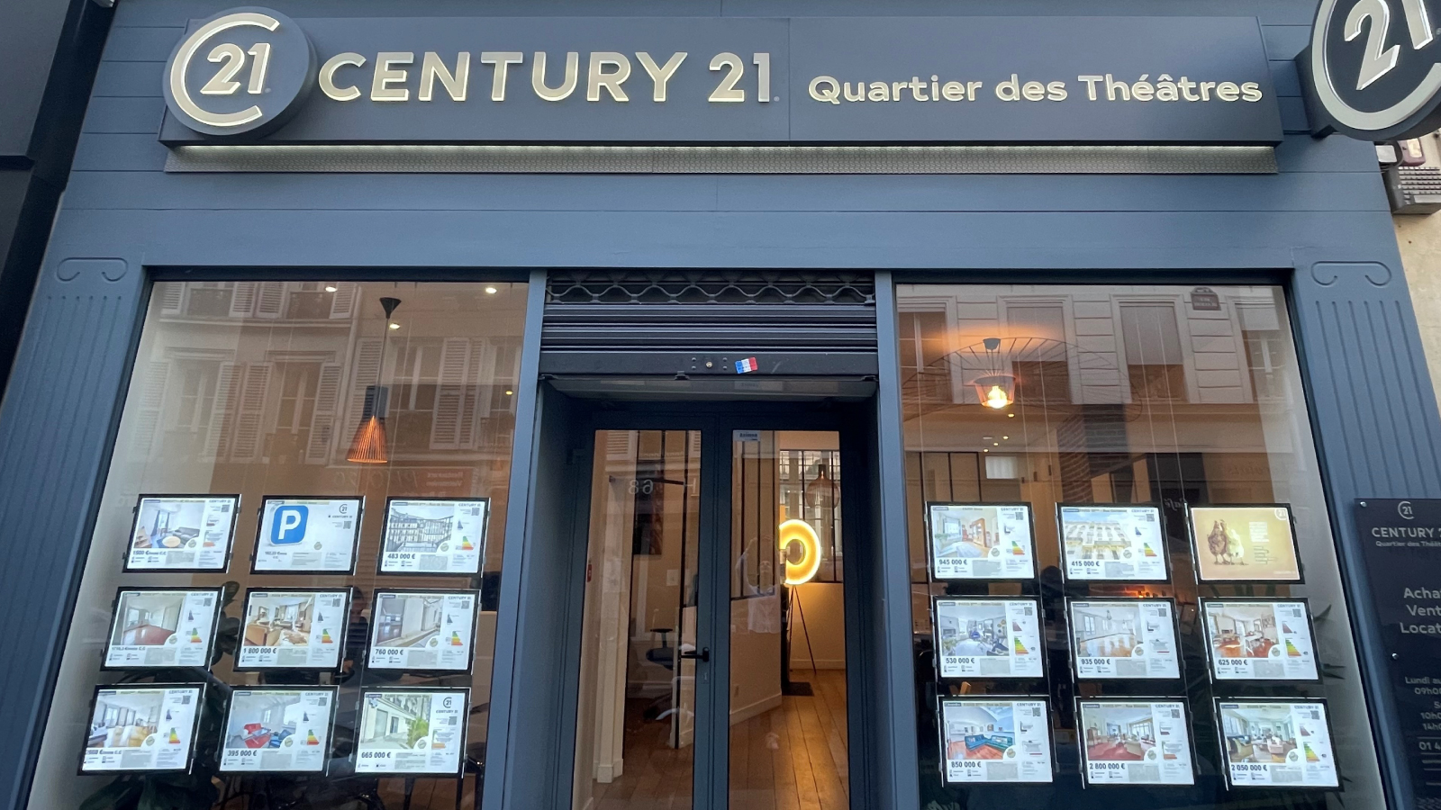 Façade CENTURY 21 Quartier des Théâtres