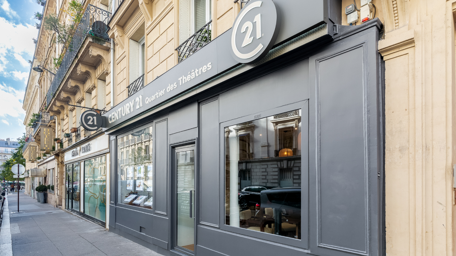 Façade CENTURY 21 Quartier des Théâtres