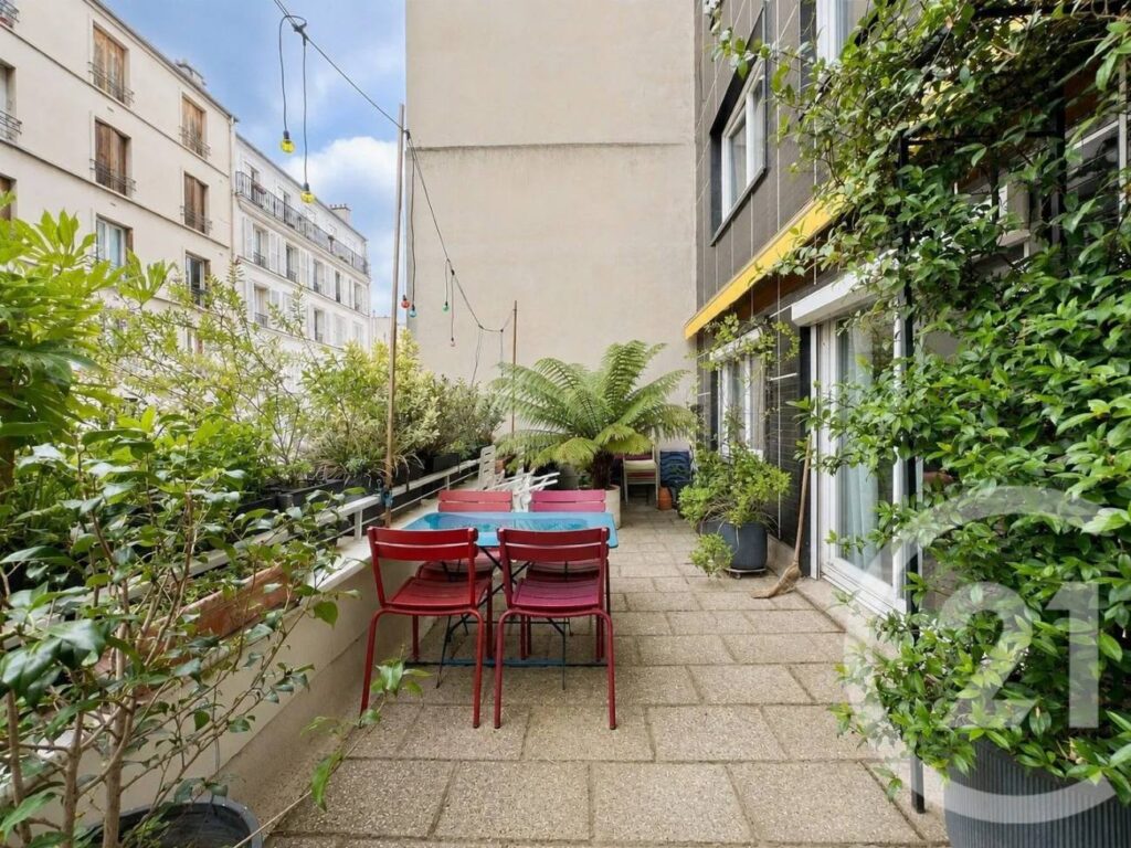 Appartement 2 pièces 47,40 m² avec terrasse – Paris 14e Daguerre