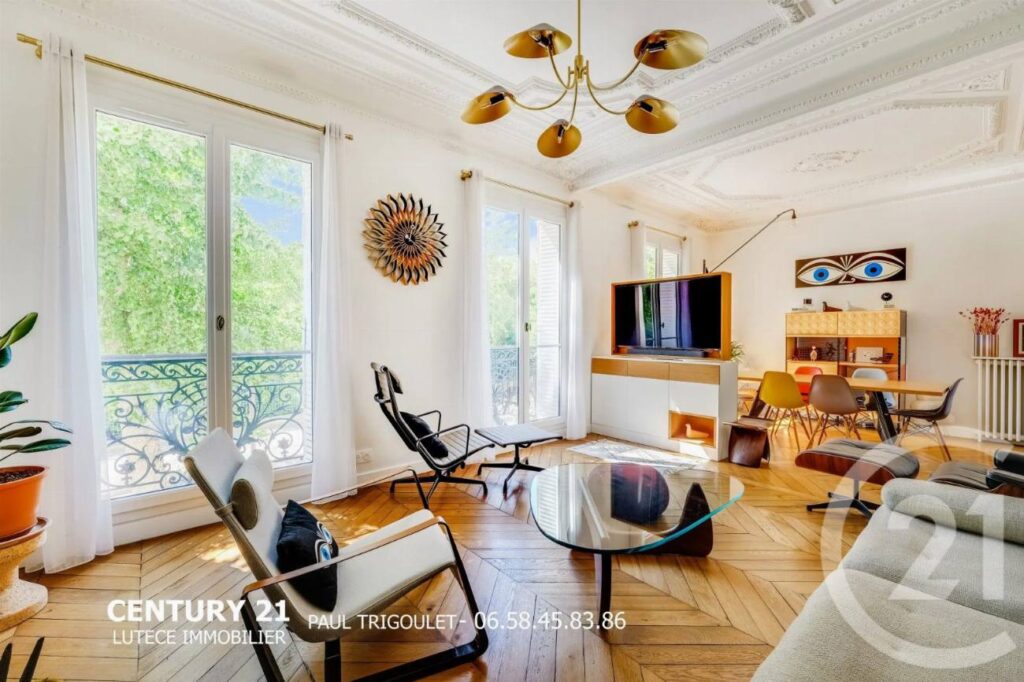 Appartement 6 pièces 117,30 m² – Paris 14e Parc Montsouris
